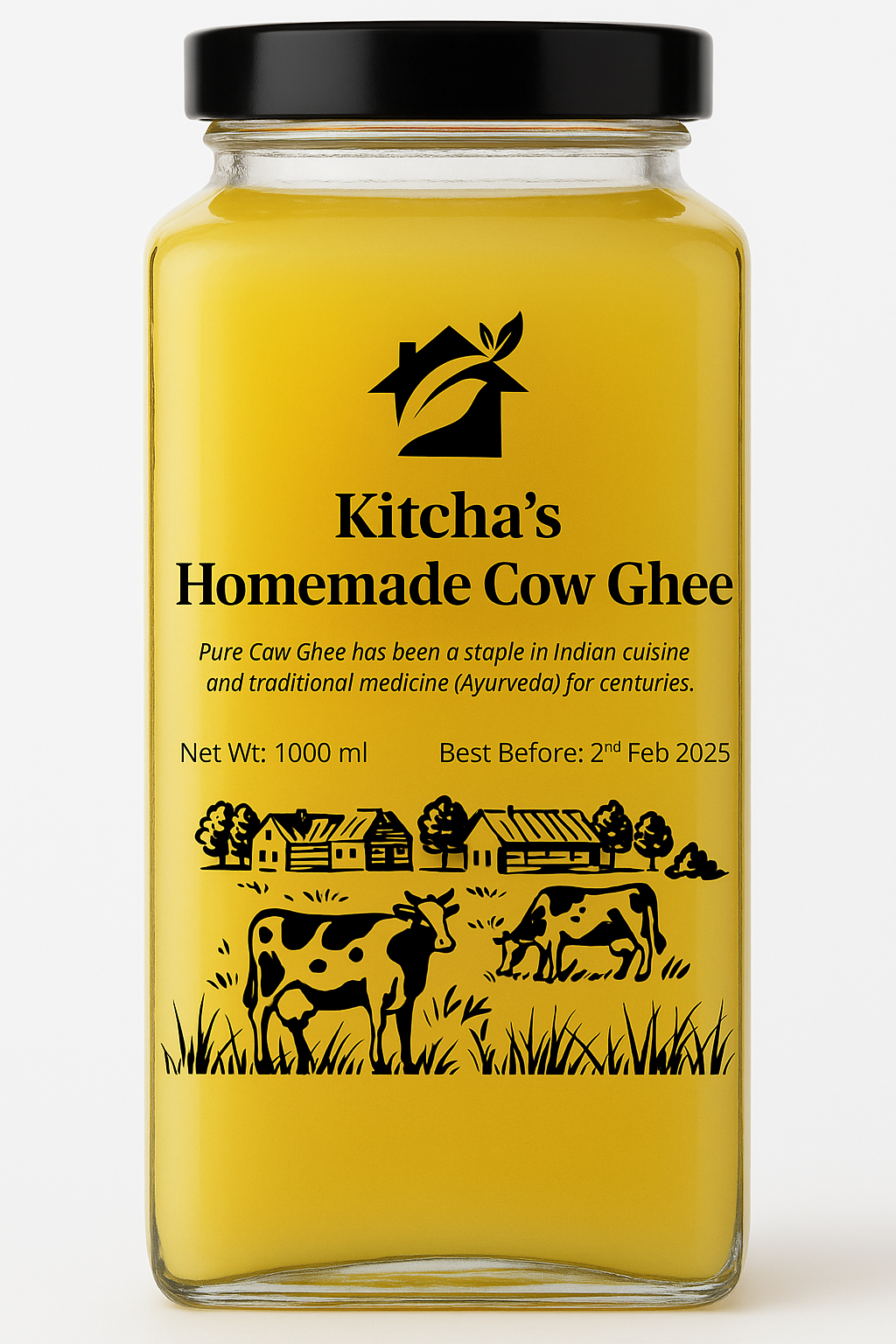 Pure Homemade Cow Ghee